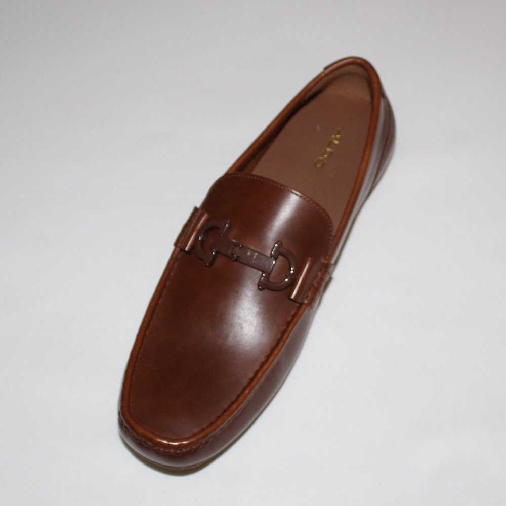 ALDO HUGO BROWN METAL BIT DRIVER SHOES US 11D/ EUR44/ UK10